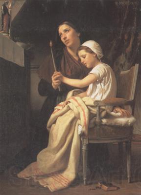Adolphe William Bouguereau The Thank Offering (mk26) Germany oil painting art